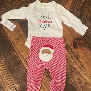 “Best Christmas Ever” Onesie with matching pants